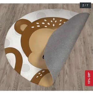 Monkey White Area Rug by Kavka Designs